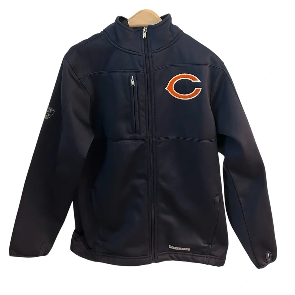 NFL Team Apparel Kids  Chicago Bears Youth Full-Zip Jacket- Size‎ (L) 14-16)